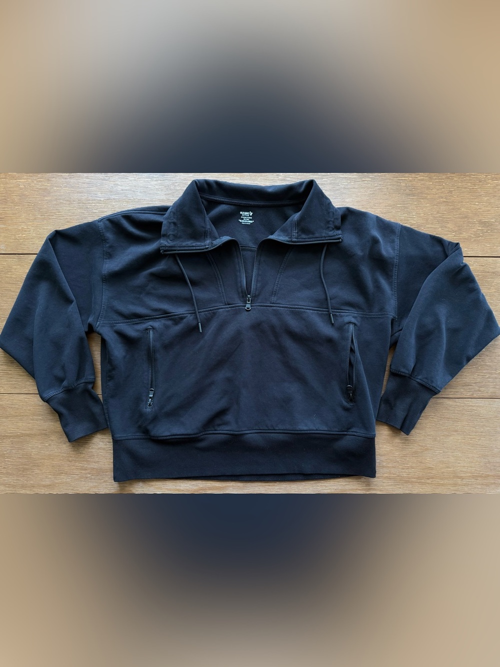 Old Navy Active Dynamic Fleece Half-Zip in Black